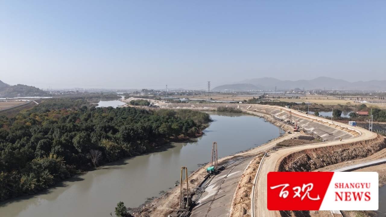 曹娥江中上游1期工程堤身高壓旋噴樁打設筑牢防滲核心.jpg 曹娥江中上游1期工程堤身高壓旋噴樁打設筑牢防滲核心.jpg